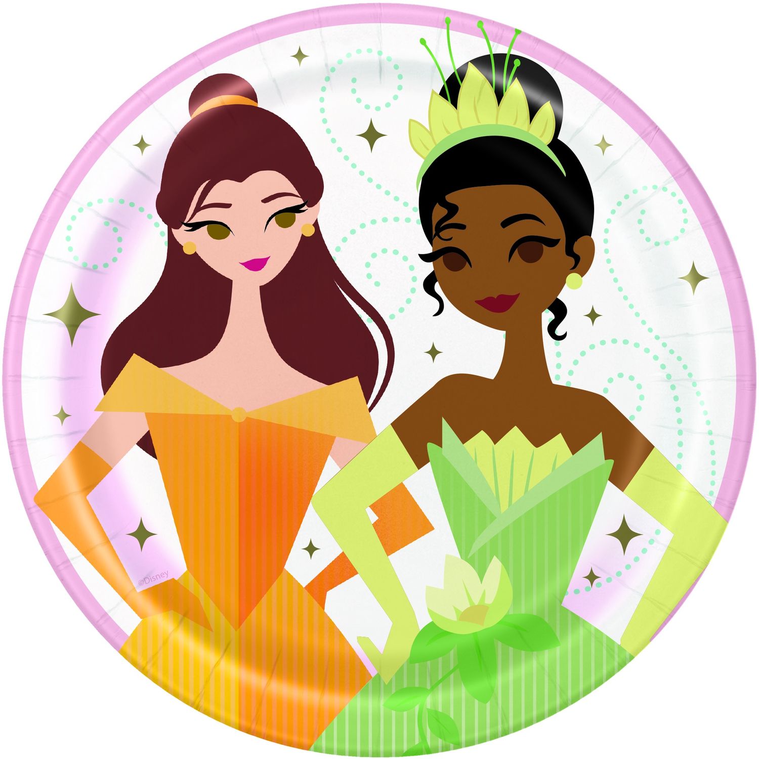 DISNEY PRINCESS8  7&quot; Plates