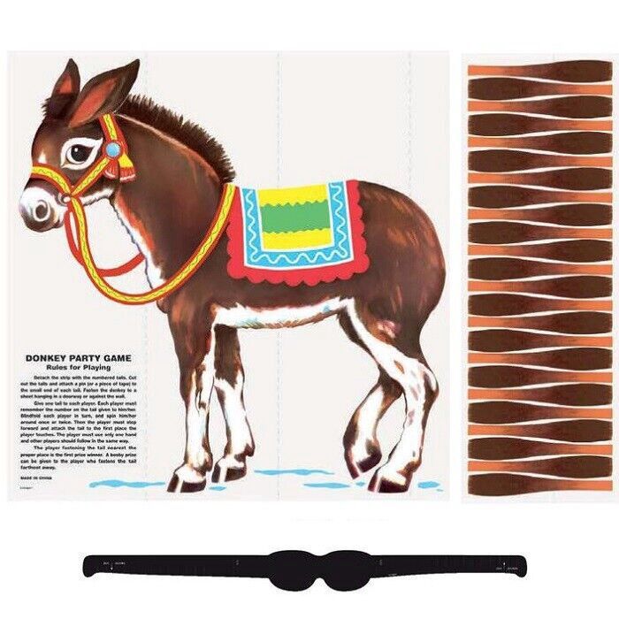 Pin the Tail On Donkey Game