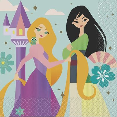 DISNEY PRINCESS 16  Luncheon Napkins