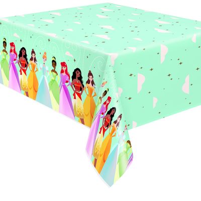 DISNEY PRINCESS Plastic Tablecover 54&quot; x 84&quot;