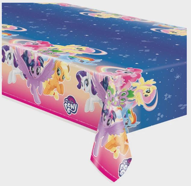 MY LITTLE PONY 1  Plastic Tablecover 54&quot; x 84&quot;