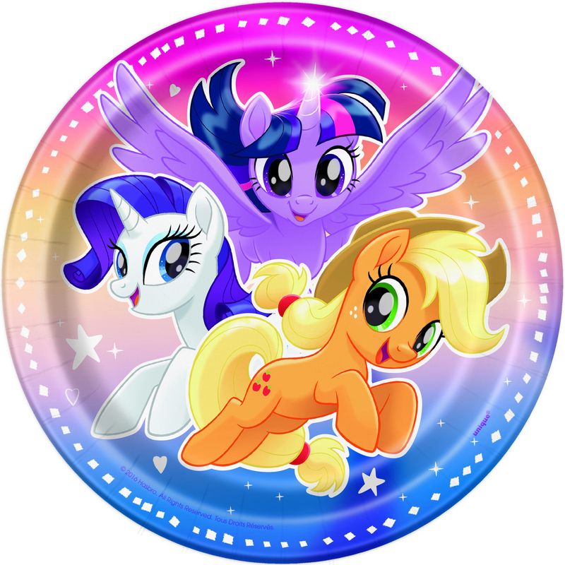 MY LITTLE PONY 8  7&quot; Plates