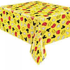 MICKEY MOUSE 1  Plastic Tablecover 54&quot; x 84&quot;
