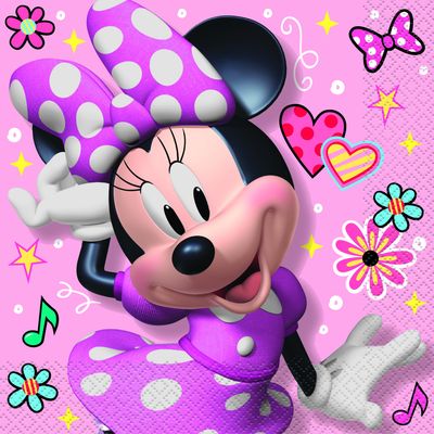 MINNIE MOUSE 16  Luncheon Napkins