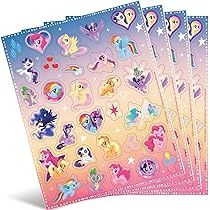 MY LITTLE PONY 4  Sticker Sheets/Favors