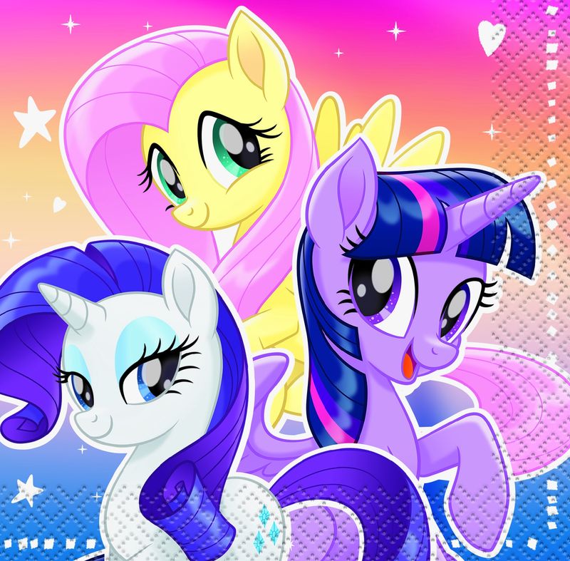 MY LITTLE PONY 16  Beverage Napkins