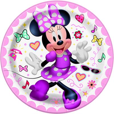 MINNIE MOUSE 8  9&quot; Plates