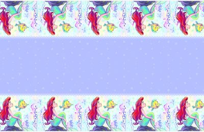 THE LITTLE MERMAID1  Plastic Tablecover 54&quot; x 84&quot;