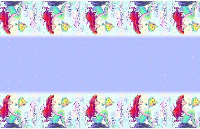 THE LITTLE MERMAID1  Plastic Tablecover 54&quot; x 84&quot;