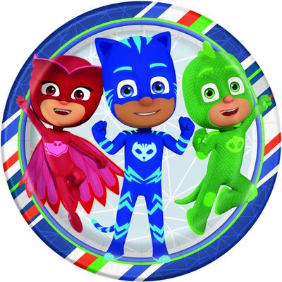 PJ MASKS 8  9&quot; Plates