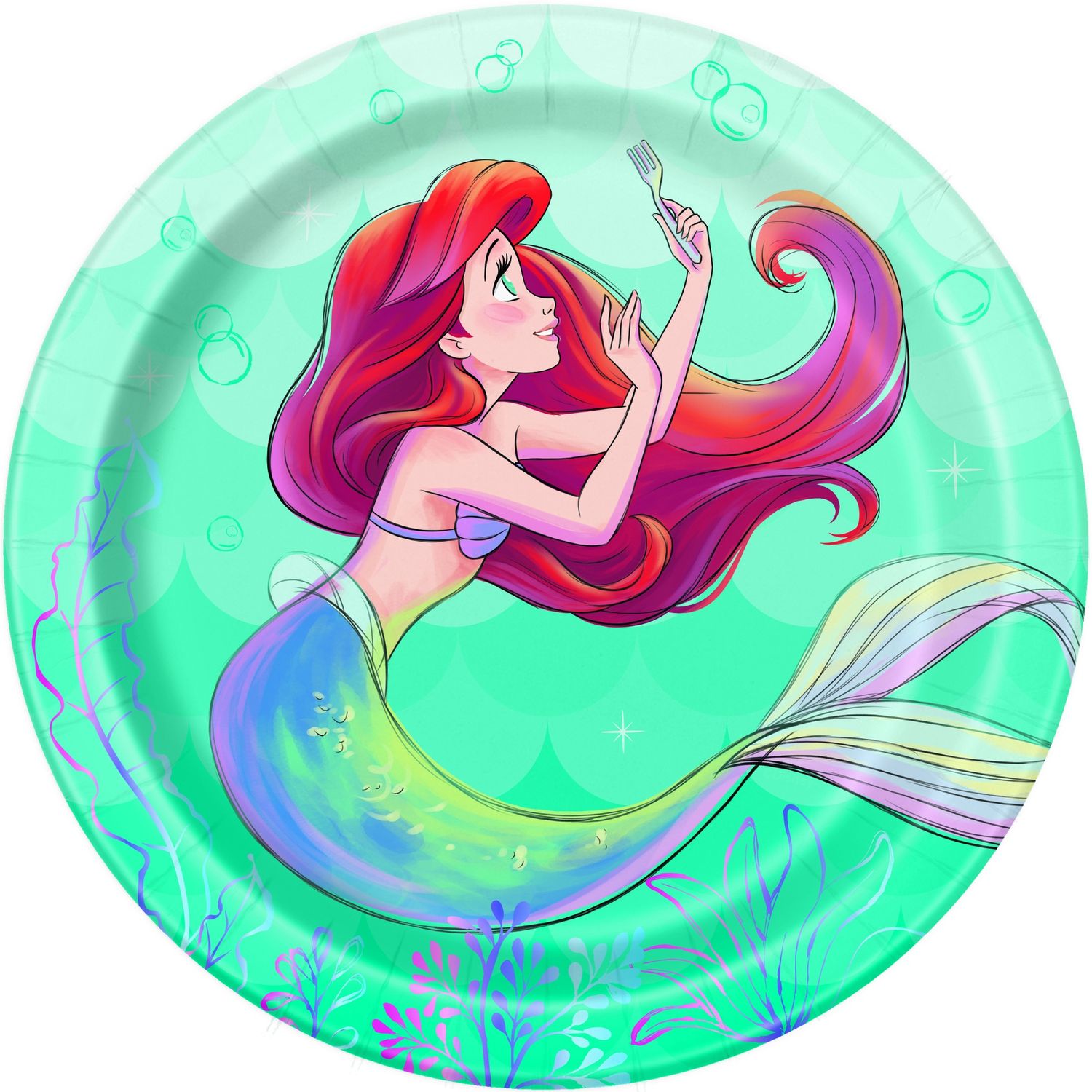 THE LITTLE MERMAID8  7&quot; Plates