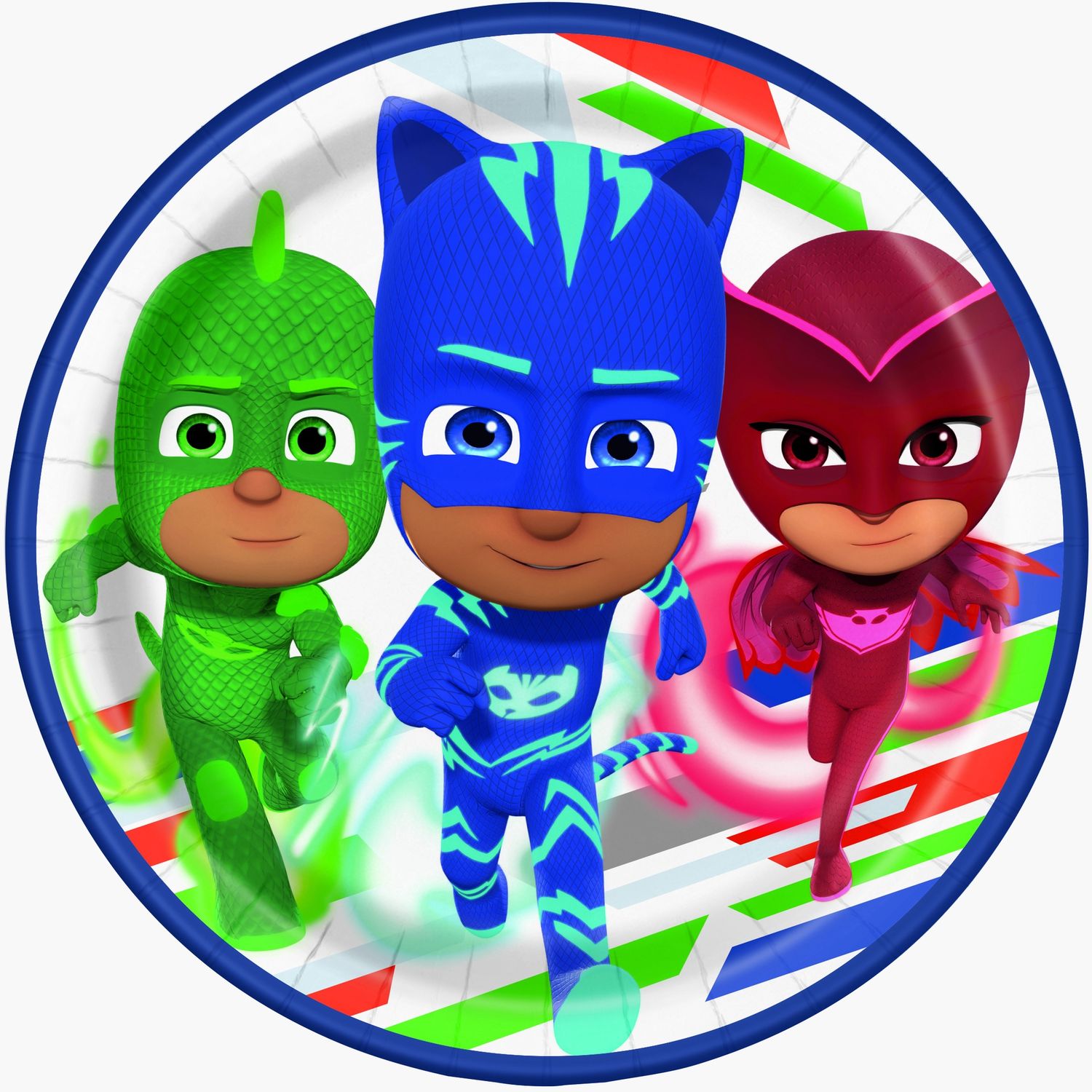 PJ MASKS 8  7&quot; Plates