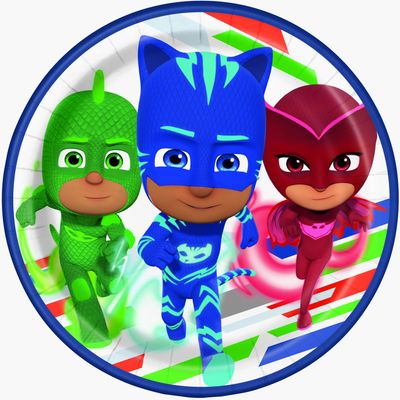 PJ MASKS 8  7&quot; Plates