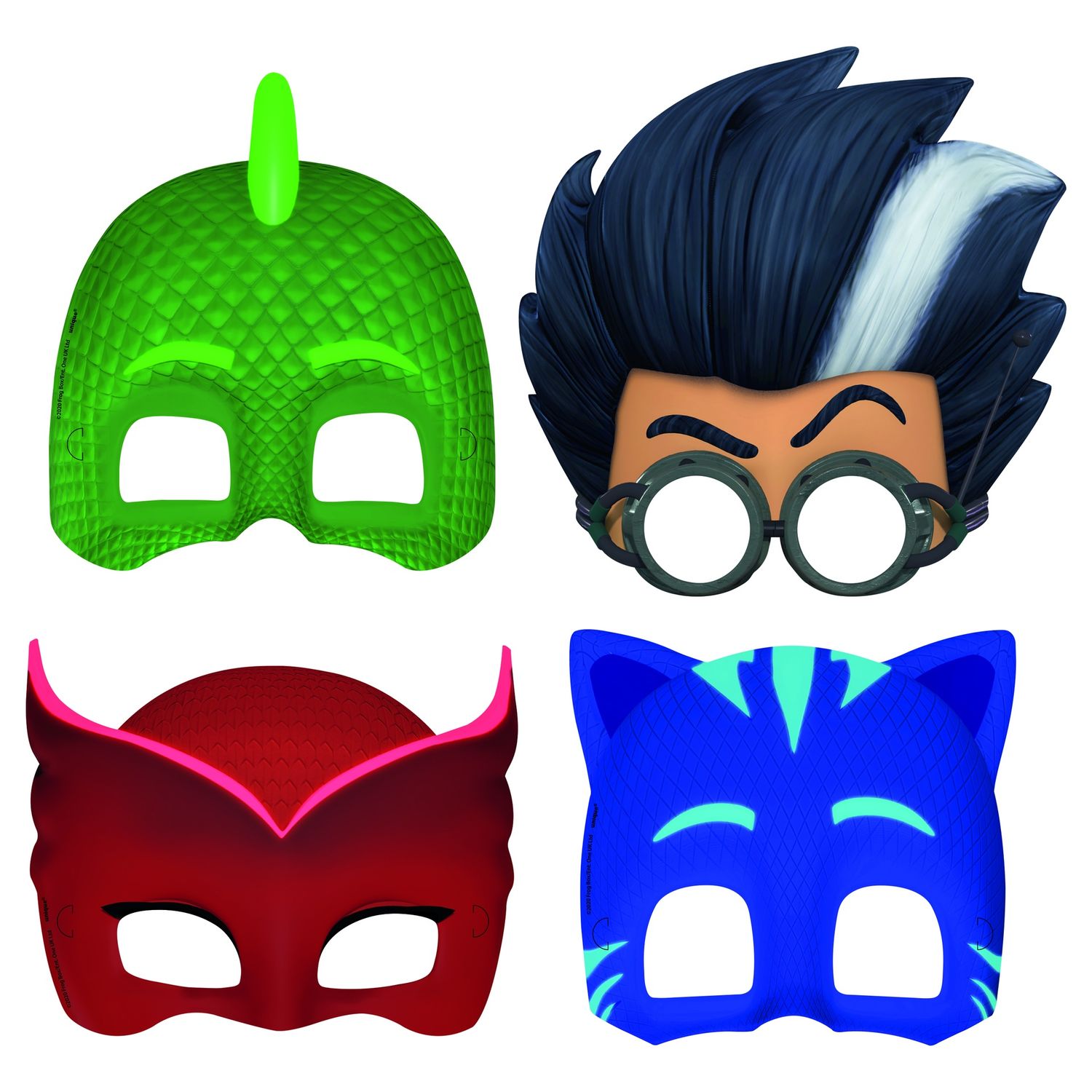 PJ MASKS 8  Paper Masks