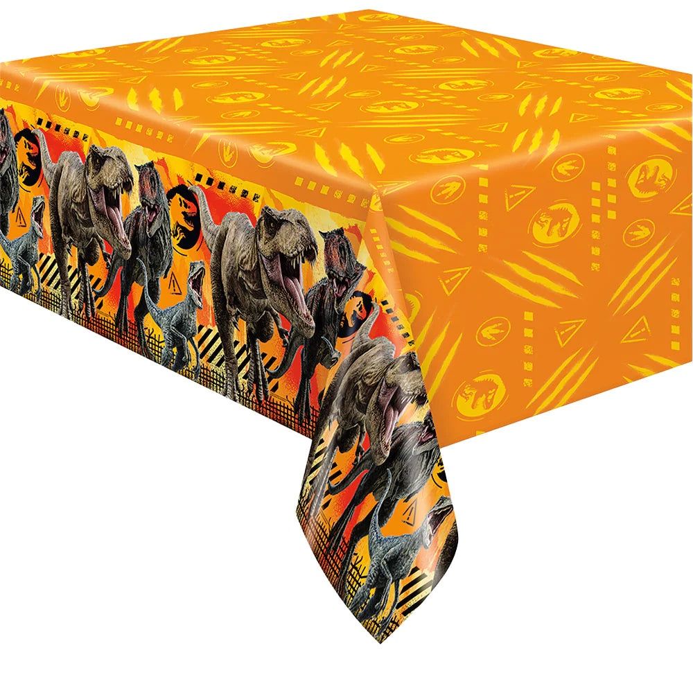 JURASSIC WORLD 1  Plastic Tablecover 54&quot; x 84&quot;