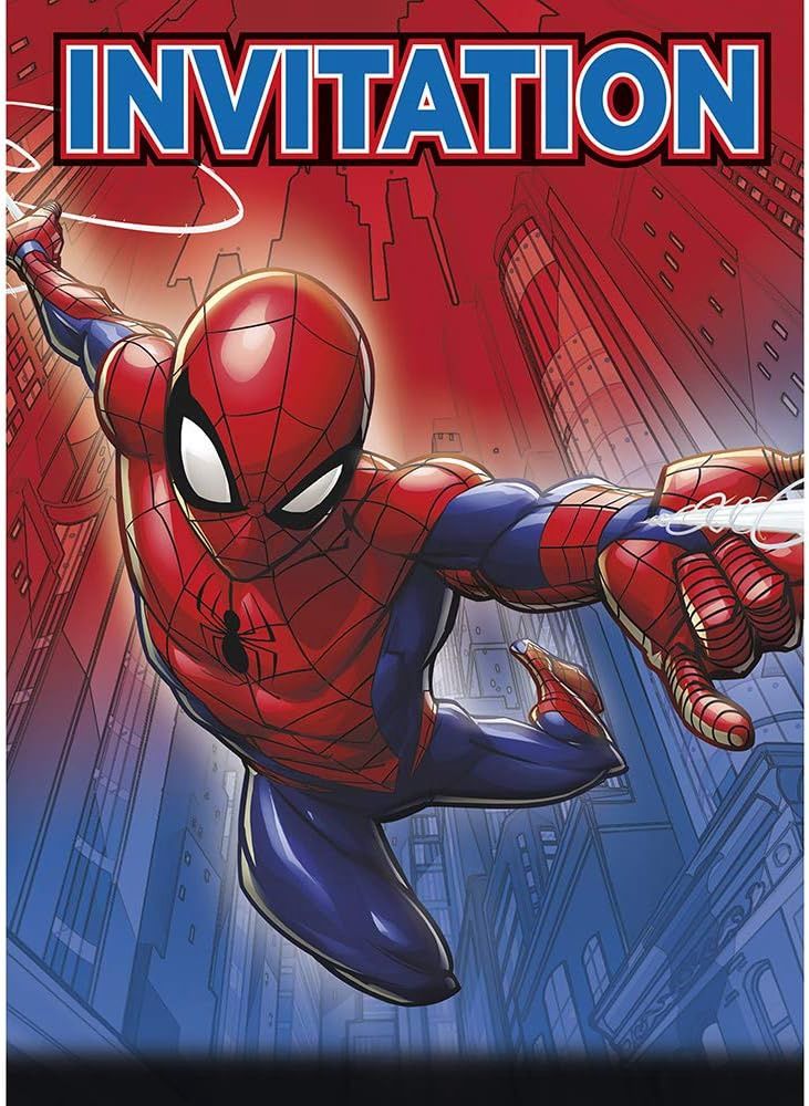 SPIDER-MAN8  Invitations