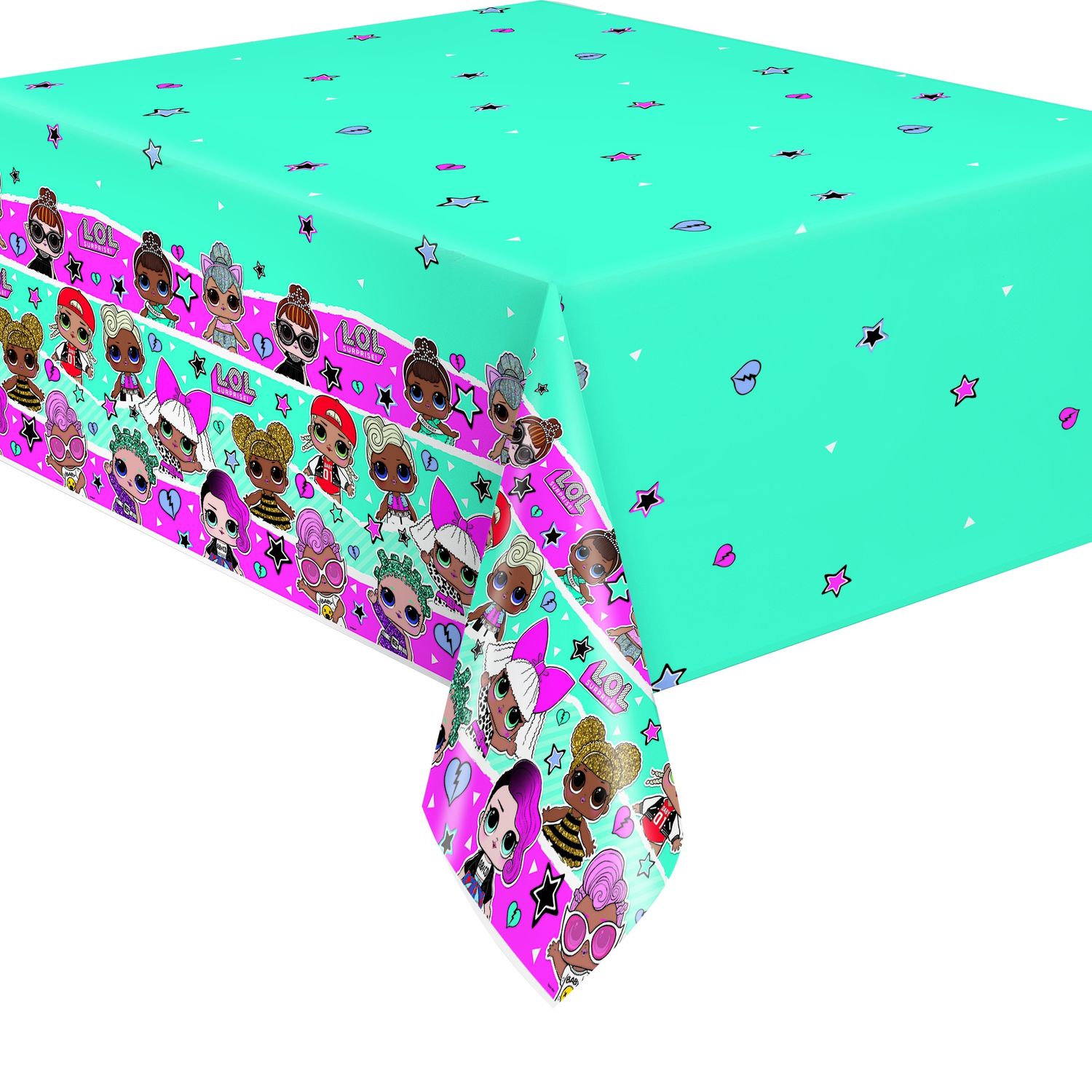 L.O.L. SURPRISE! Plastic Tablecover 54&quot; x 84&quot;