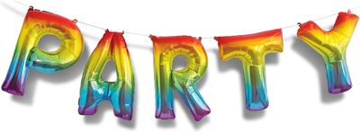 14&quot; Assorted Color &quot;Party&quot; Foil Letter  Balloons 2
