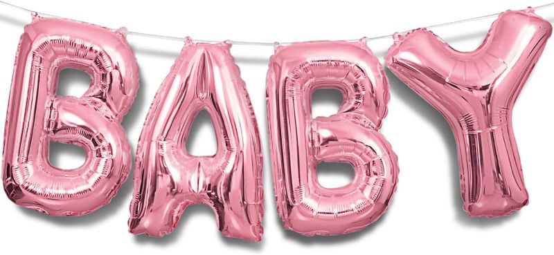 14&quot; &quot;BABY&quot; Foil Letter Balloons (Air Only)
