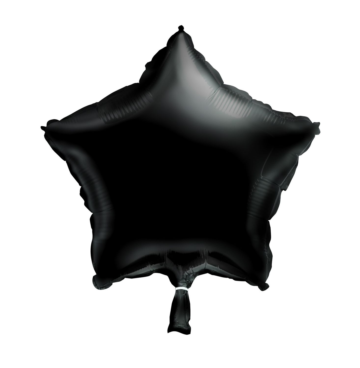 18&quot; Black Star Shaped Balloon (Helium)