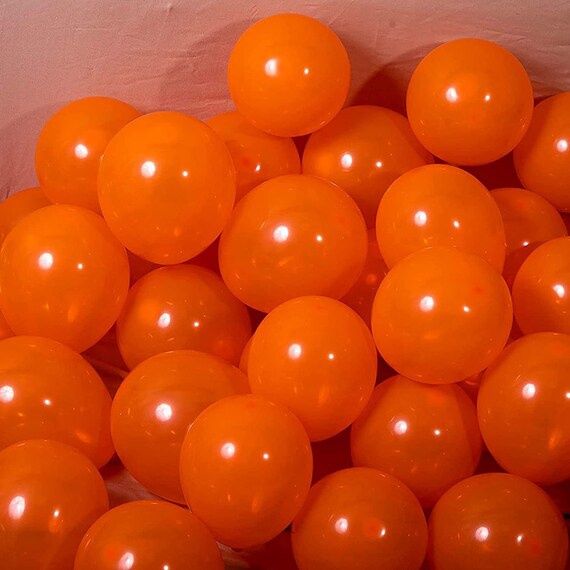 10pcs 12&quot; Orange Balloons
