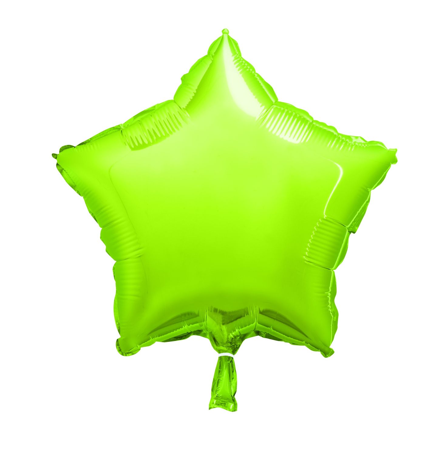 18&quot; Lime Green Star Foil Balloon (Helium)