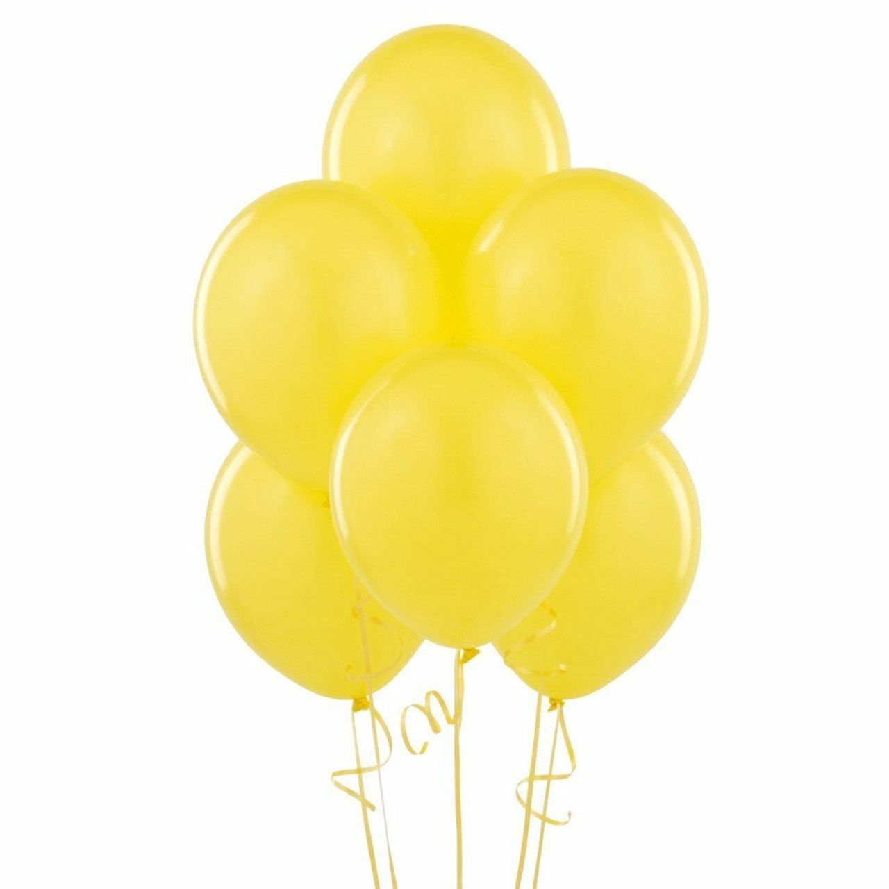 10pcs 12&quot; Yellow Round Balloons