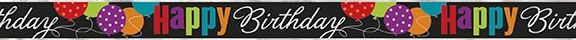 Birthday Cheer Foil Banner 12 ft.