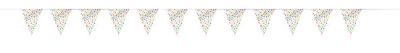 Rainbow Polka Dot Flag Banner 12 ft.