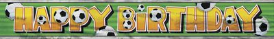 3D Soccer Foil Banner 12 ft.