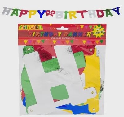 7.5FT BIRTHDAY BANNER