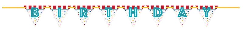 2 pc. Happy Birthday Flag Banner 11 ft.