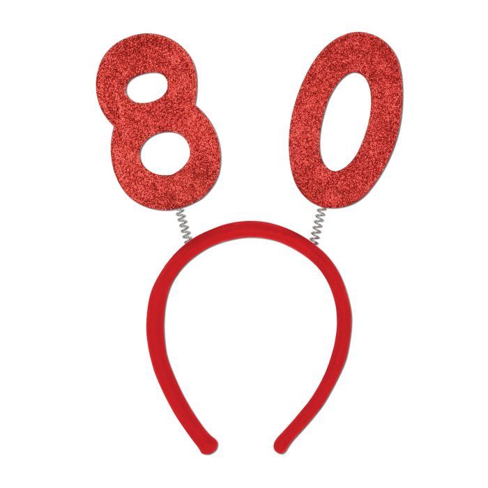 &quot;80&quot; Birthday Boppers Tiara