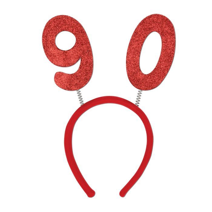 &quot;90&quot; Birthday Boppers Tiara