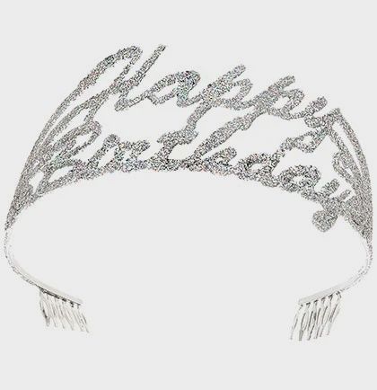 Happy Birthday Tiara Metal