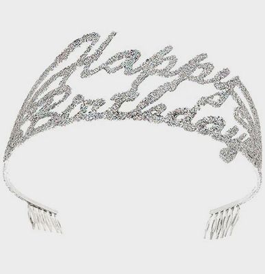 Happy Birthday Tiara Metal