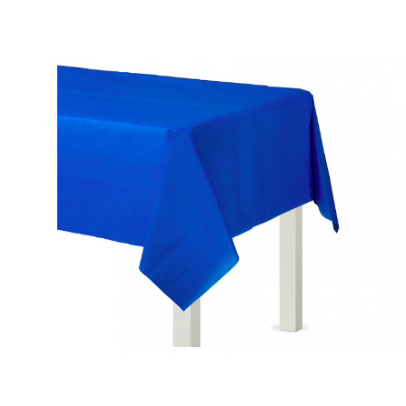 54&quot;x108&quot; Rectangular Plastic Tablecover (Royal Blue)