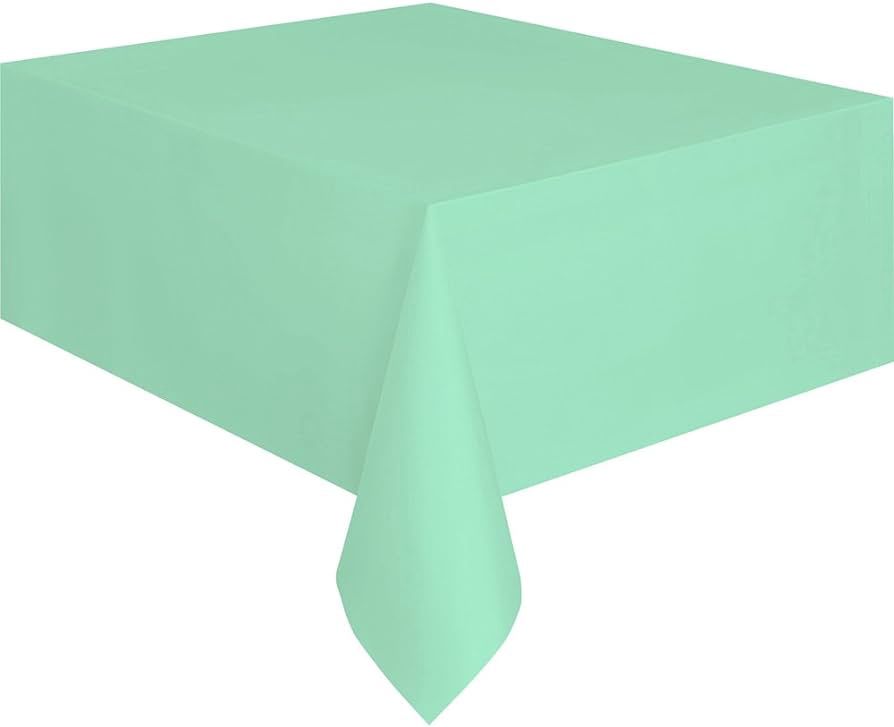 54&quot;x108&quot; Rectangular Plastic Tablecover (Mint)