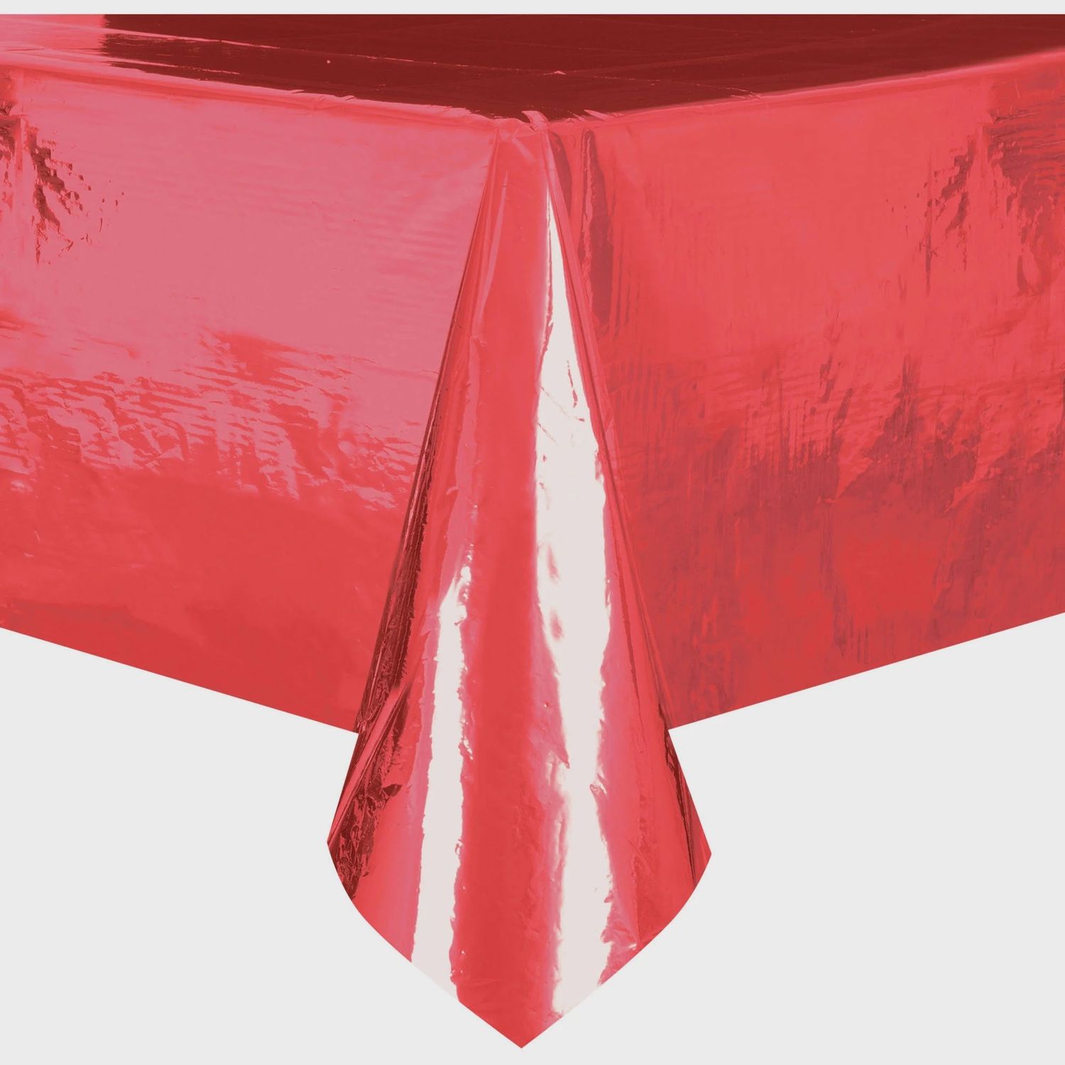 54&quot;x108&quot; Rectangular Tablecover (Shiny Red)