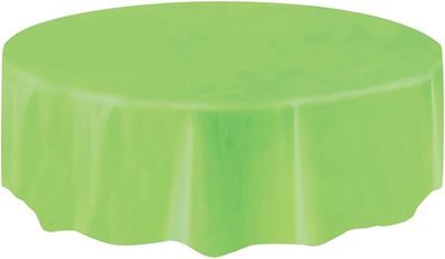 84&quot; Round Tablecover (Lime Green)