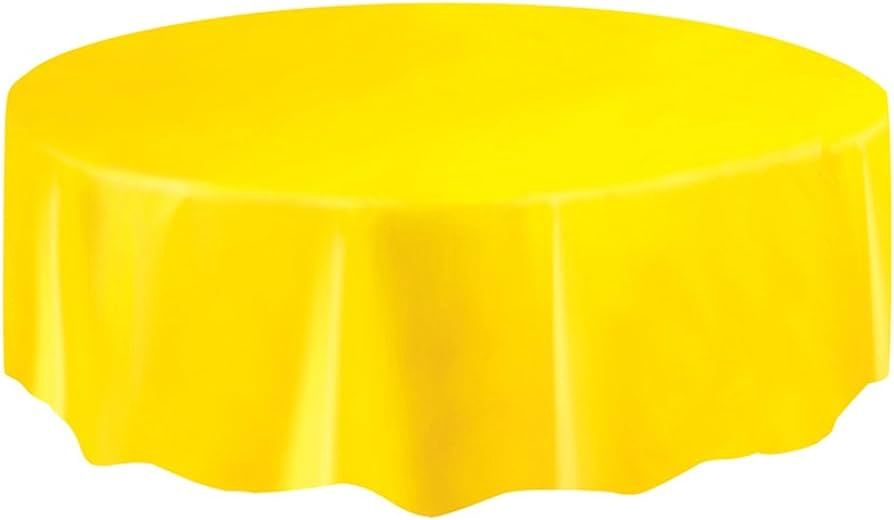 84&quot; Round Tablecover (Sunflower Yellow)