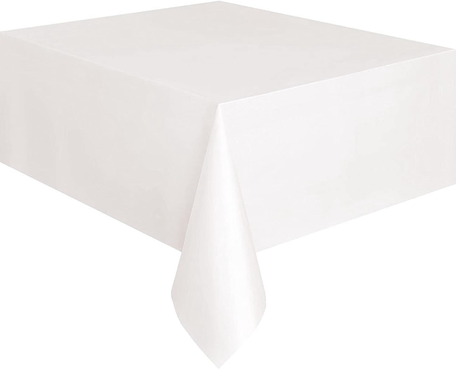 White Rectangular Tablecover