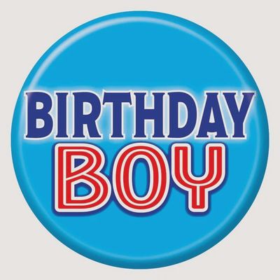 Birthday Boy Button 3&quot; Badge