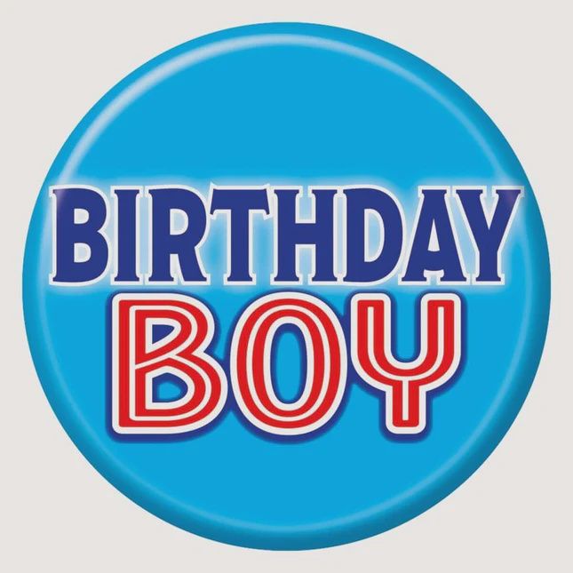 Birthday Boy Button 3&quot; Badge