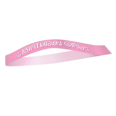 Deluxe Birthday Girl Satin Sash