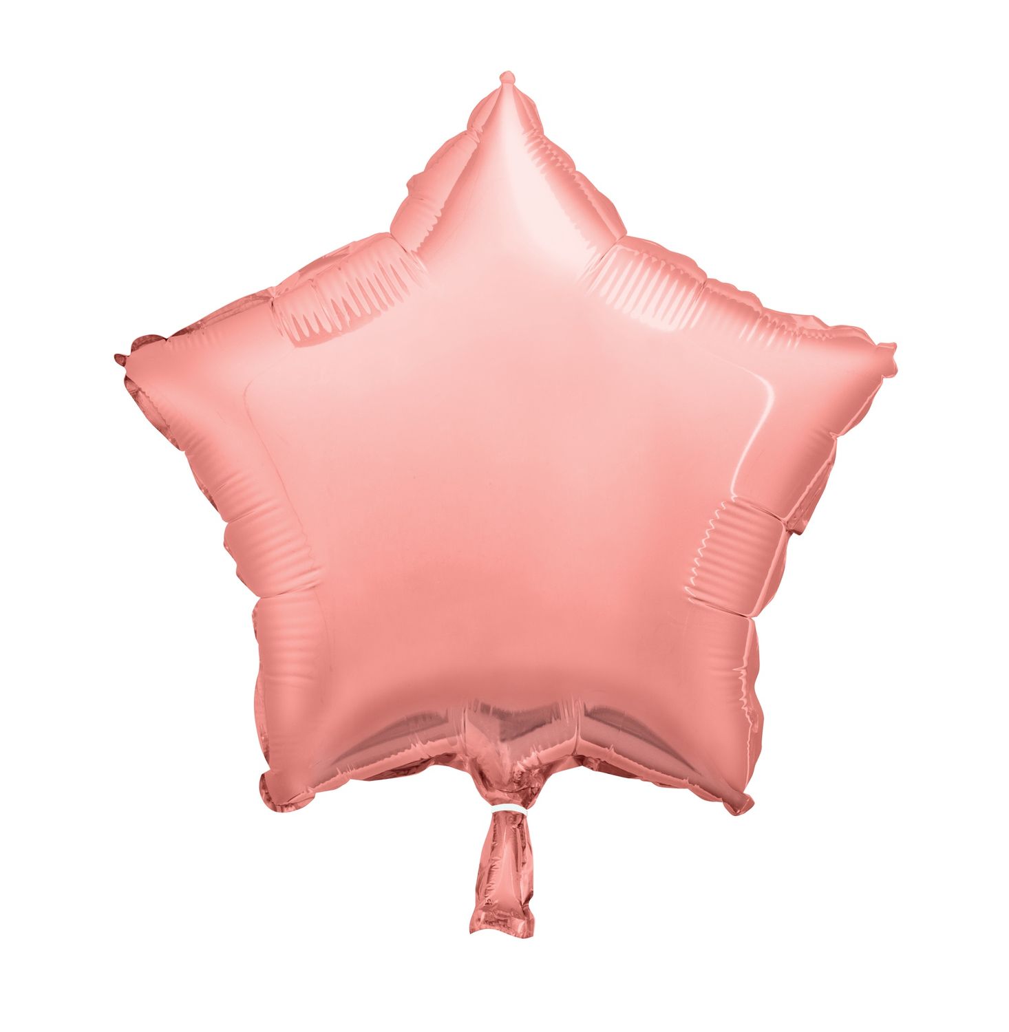 18&quot; Rose Gold Star Shaped Balloon (Helium)