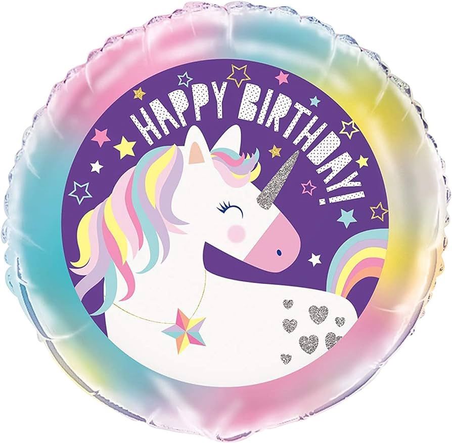 18&quot; Unicorn Round Foil Balloon