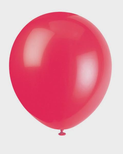 20pcs 9&quot; Ruby Red Balloons (Helium)