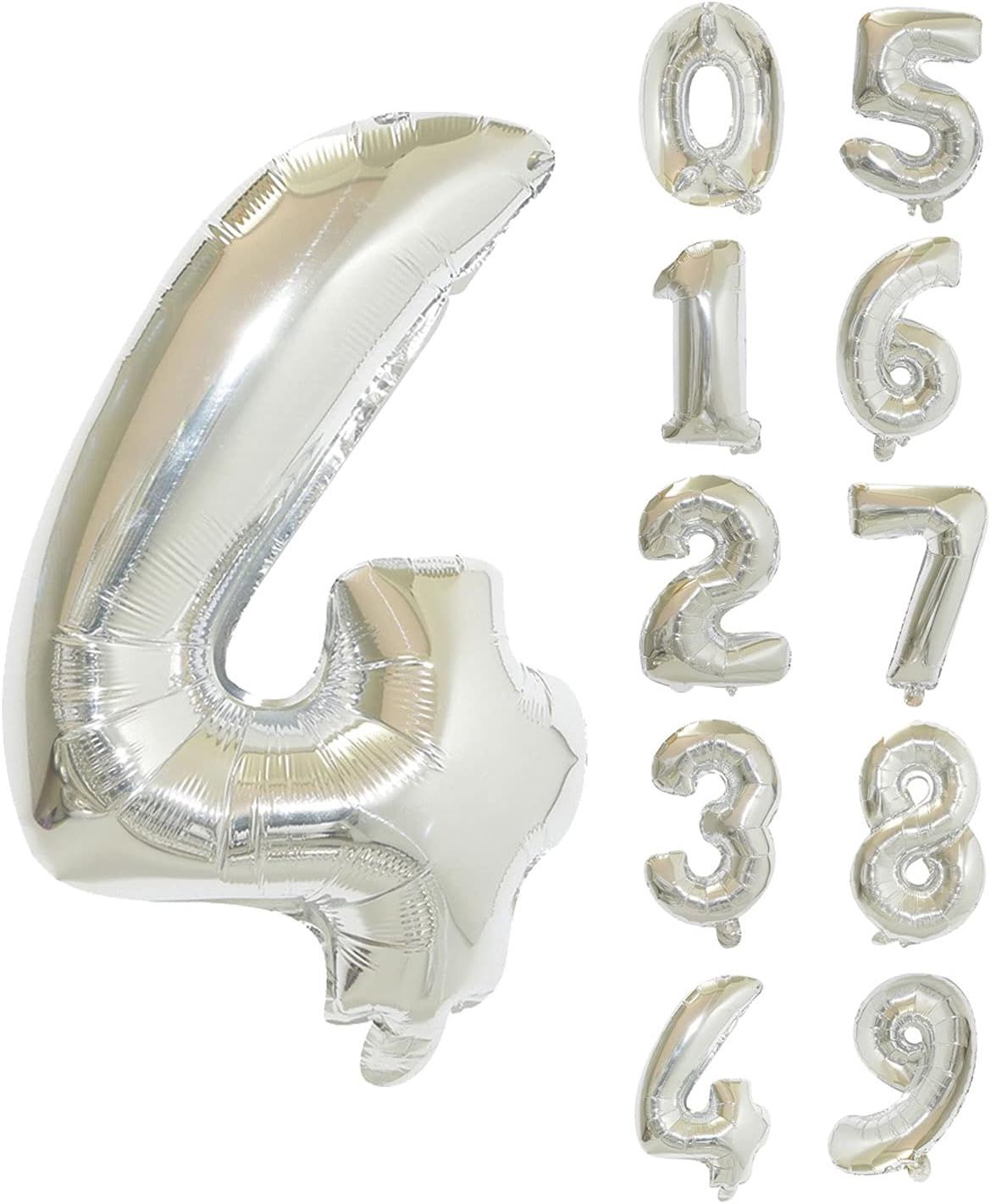 32&quot; #4 Silver Balloon