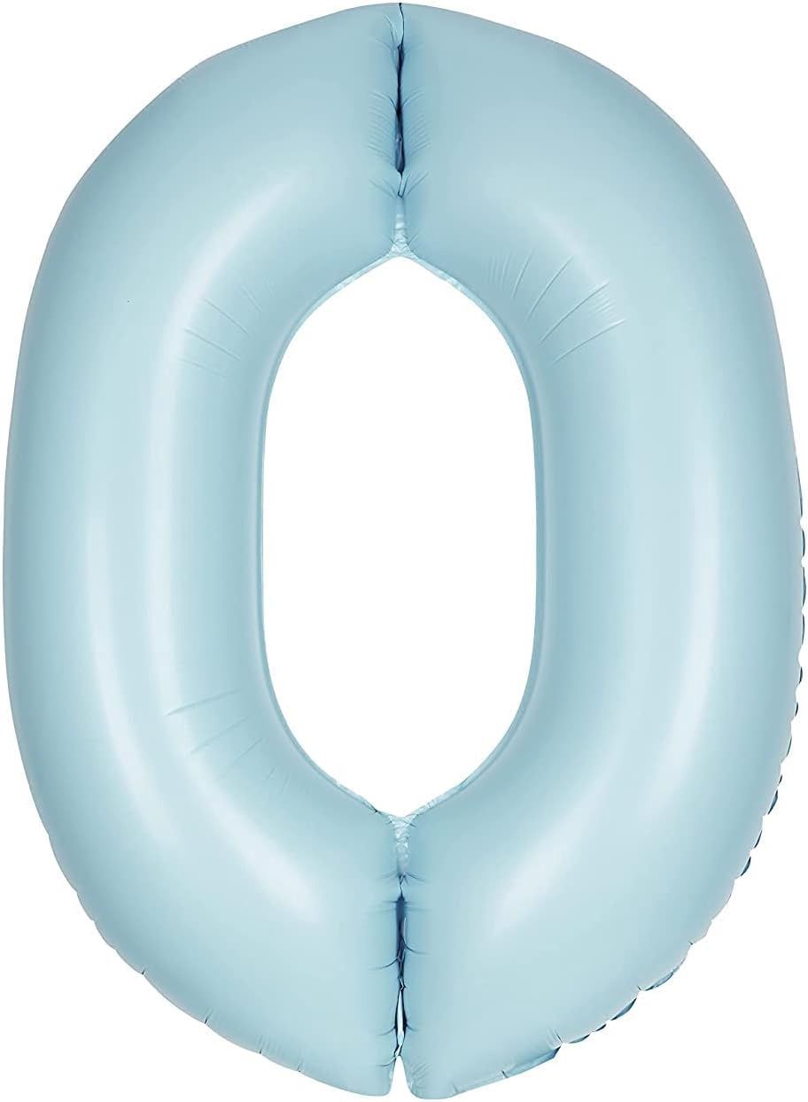 34&quot; #0 Matte Blue Balloon (Helium)
